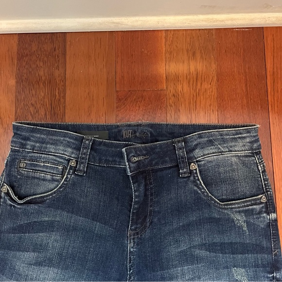SALE! NWOT KUT from the Cloth MIA Toothpick Skinny Distressed Jeans. Size: 8. - Picture 2 of 14